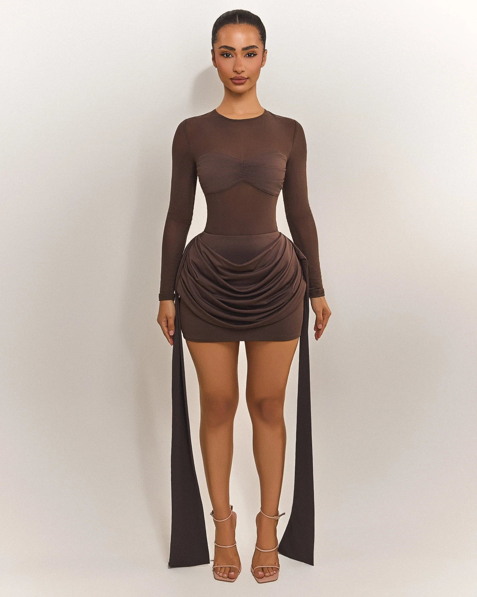 The Yara Skirt In Brown