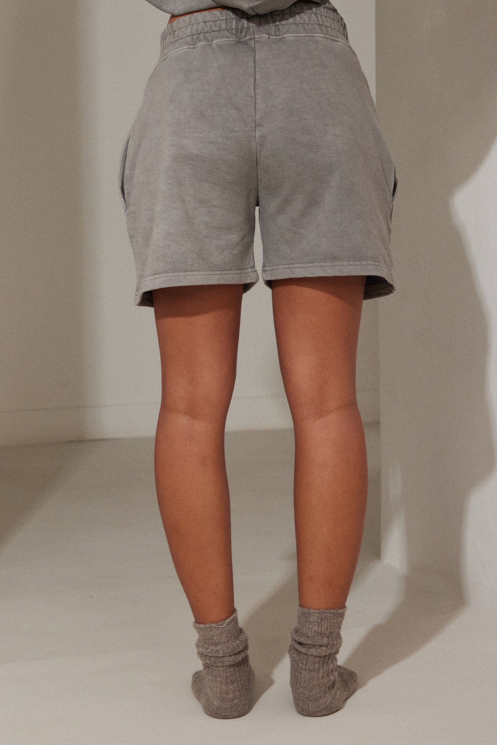 Women's Shorts in Grey Wash - Image 5